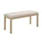 6 Piece Dining Table Set with Bench for Dining Room.