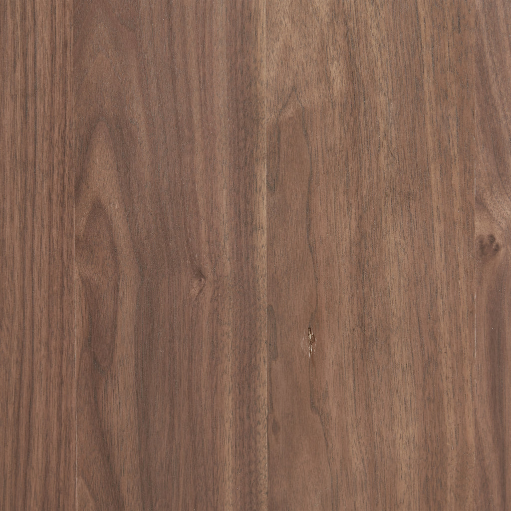 Close-up of walnut wood grain texture used in Queen Size Platform Bed, showcasing natural finish and durable material quality.