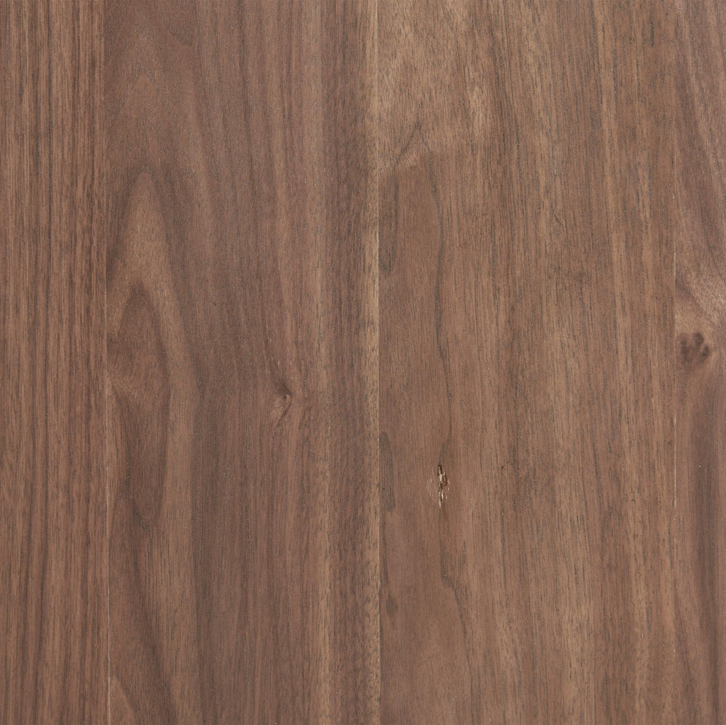 Walnut Finish Nightstand with Drawer and Shelf.