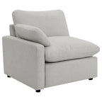 Hollander Grey Power Reclining Sofa with Comfort Features.