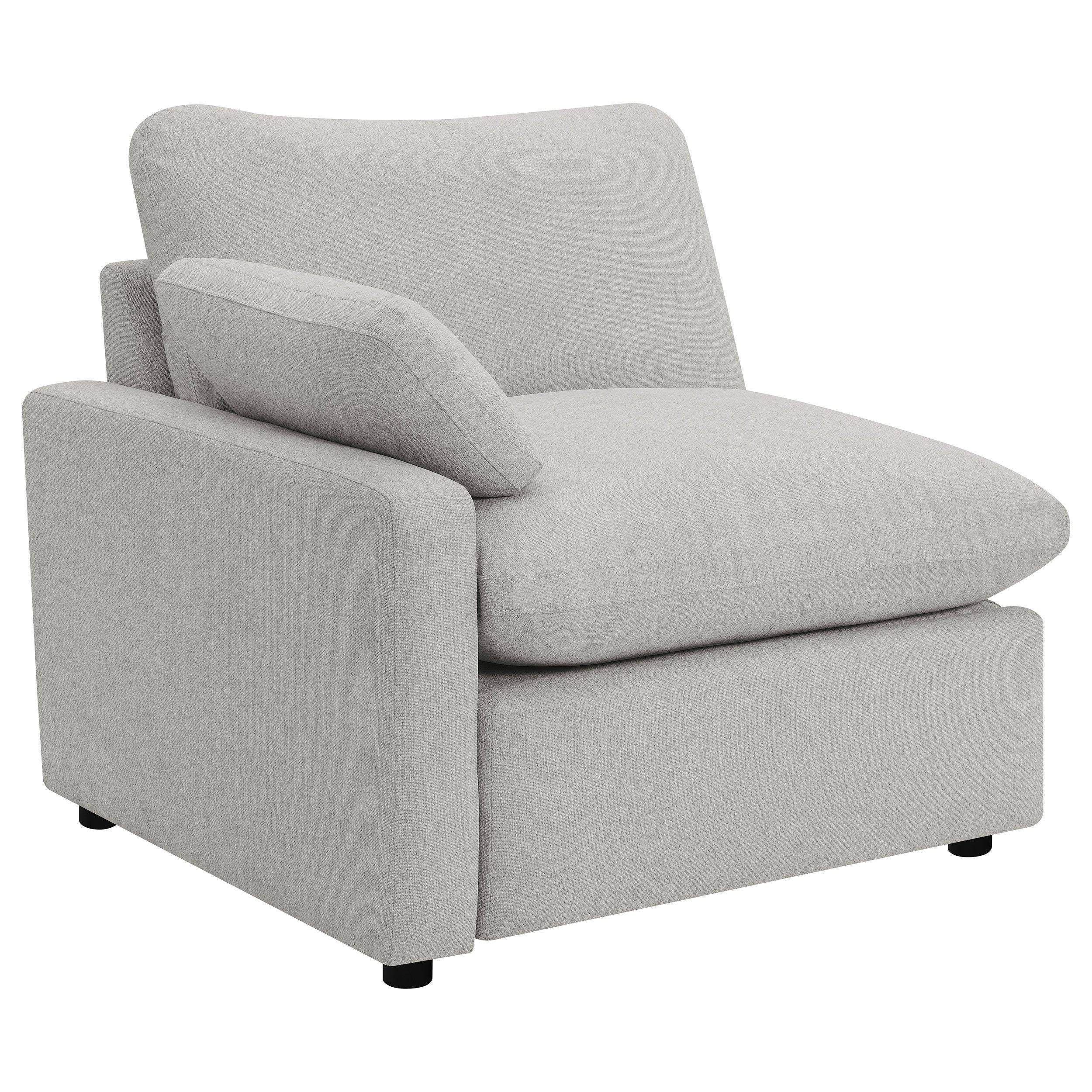 Hollander Grey Power Reclining Sofa with Comfort Features.