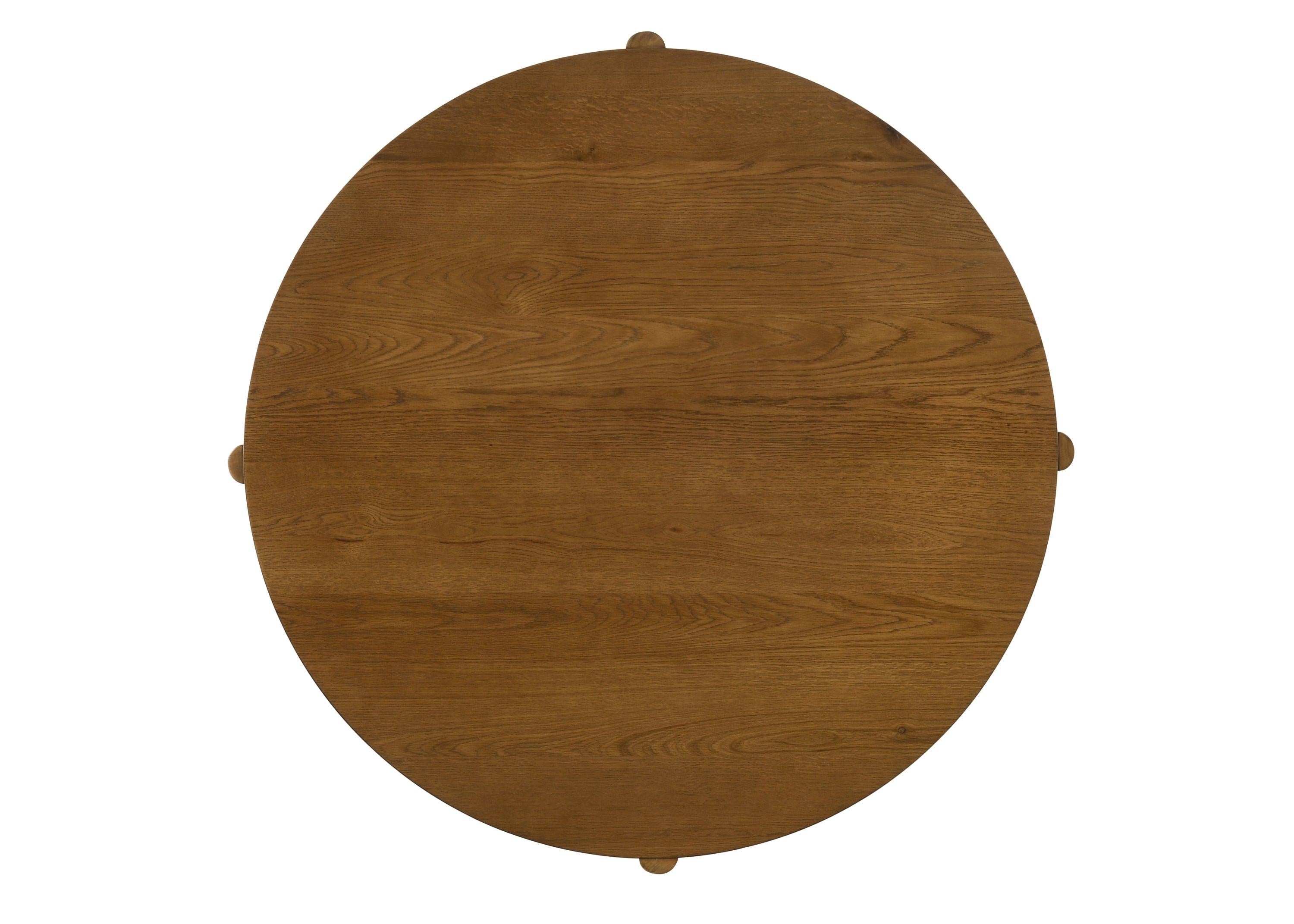 Andrew 5-Piece Round Dining Set - Mid-Century Modern Design.