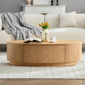 Modern Oval Coffee Table - Stylish Living Room Accent.