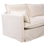 Modern Modular Sectional Sofa with Ottoman - 4-Seater.
