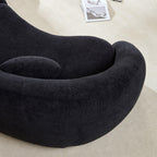 Modern Curved Sofa with Love Heart Design for Living Room.