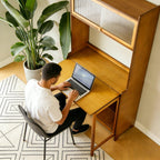 Bamboo Folding Table for Home Office - Multi-Functional Design.
