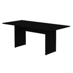 Black Dining Table - Seats 6.