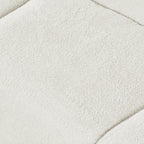 Curved Contemporary 3-Seater Sofa in Beige for Stylish Living.