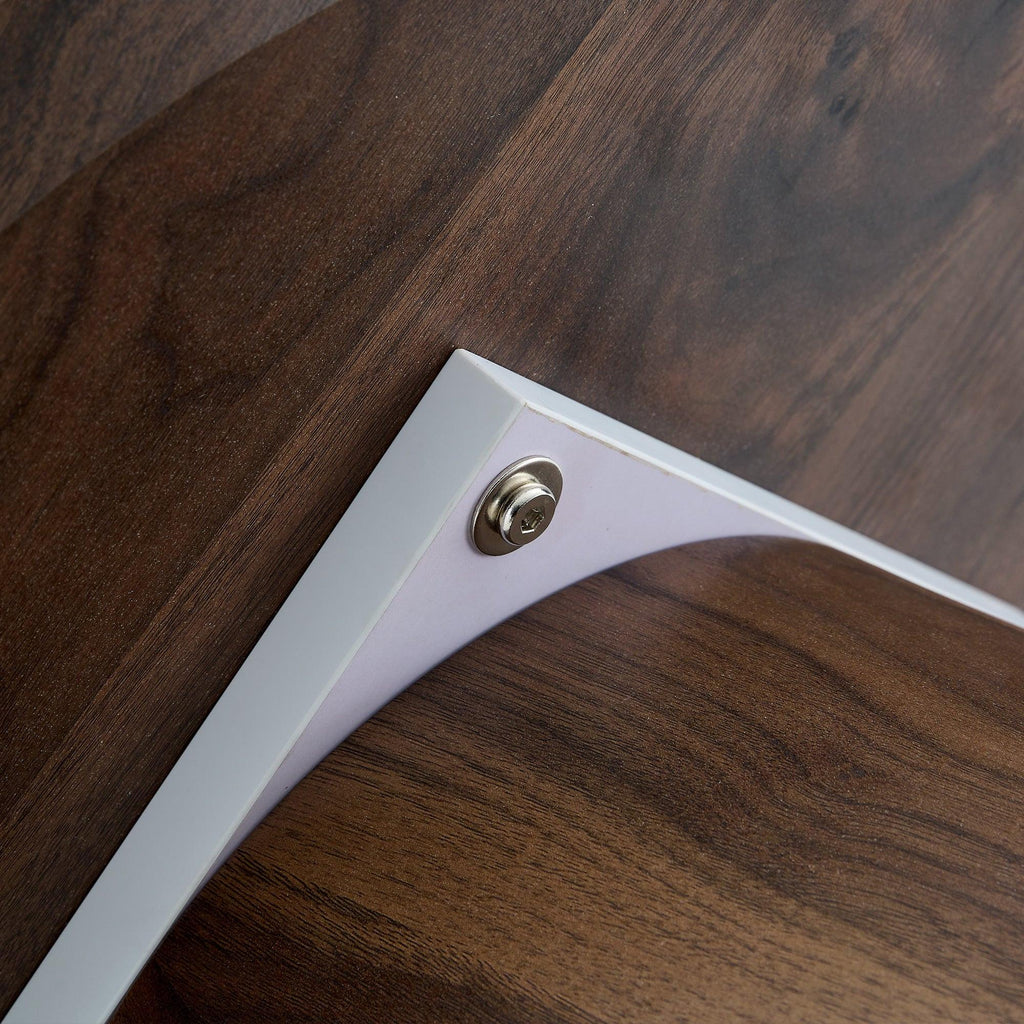 Walnut Wood Coffee Table with 23.6-Inch Diameter.