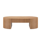 51.18'' Oval Coffee Table - Mid Century Modern Design.