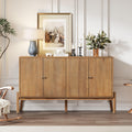 Vintage Sideboard Cabinet with 4-Door Storage.