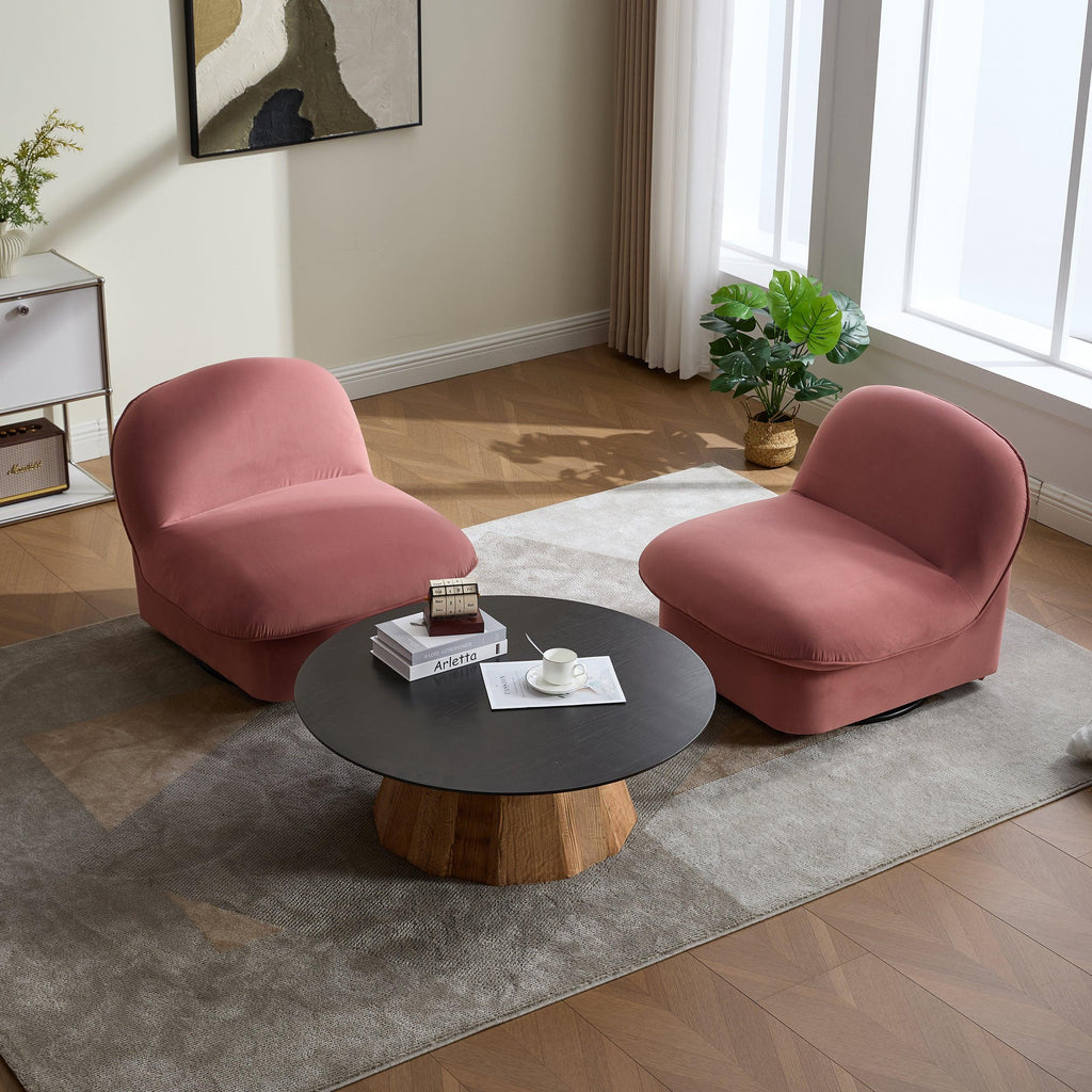 Coral Swivel Accent Chair for Living Room and Office.