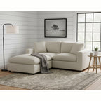 Cassandra Modular 3-piece Chofa in Beige with Solid Hardwood Frame and Polyester Upholstery.