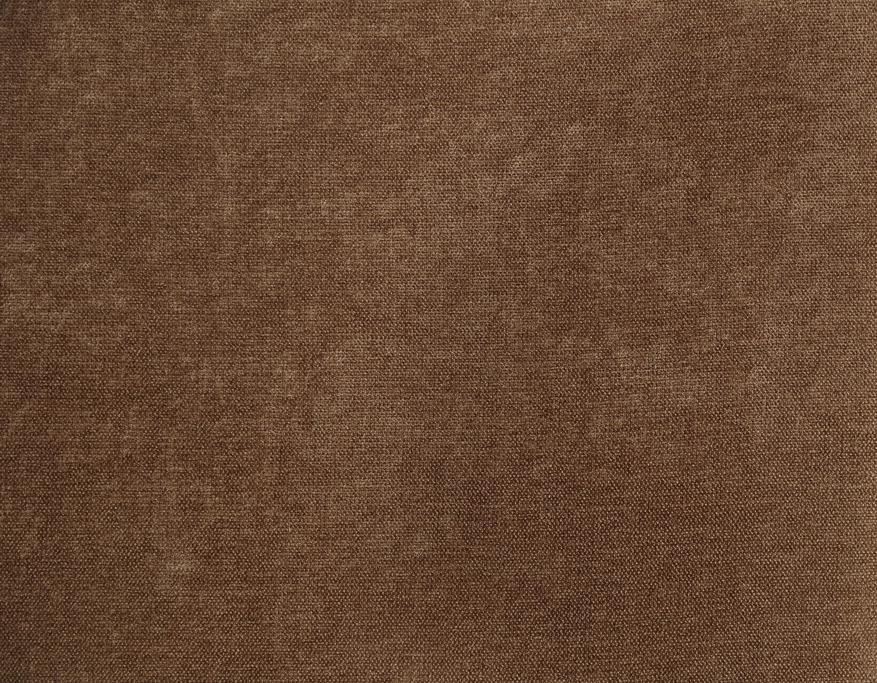 Close-up of brown linen fabric texture used in the armchair set, showcasing its soft and durable upholstery material.