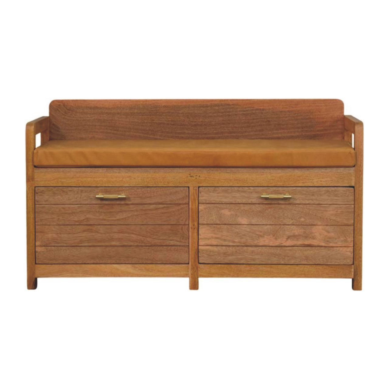 Oxford Oak-ish 2-Drawer Storage Bench