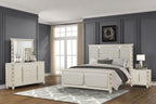 Cinderella 4-Piece King Bedroom Set with LED and Gold Accents