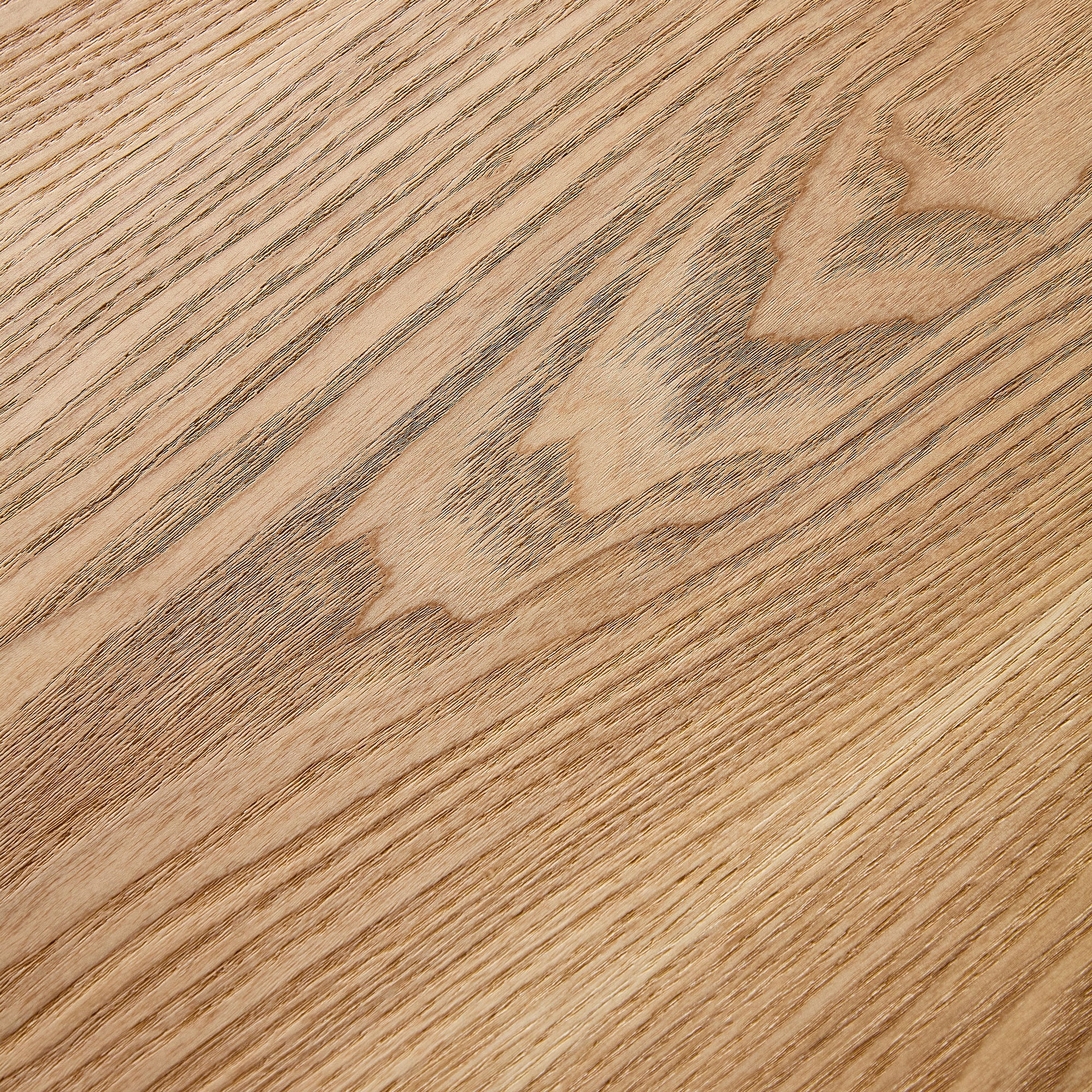 46.45 inch MDF Dining Table for Dining Room Round Dinner Tables Mid-Century Modern Table OAK