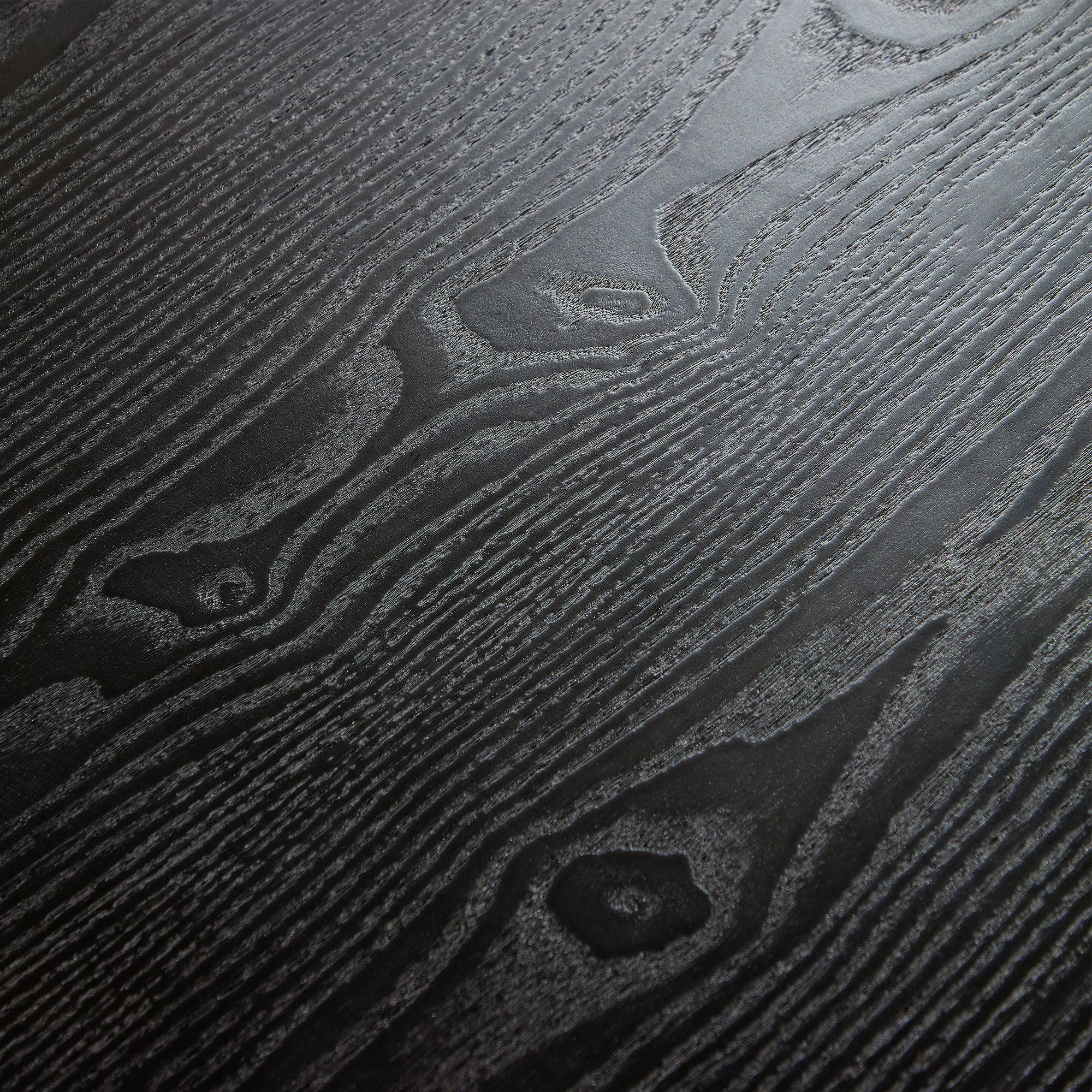 46.45 inch MDF Dining Table for Dining Room Round Dinner Tables Mid-Century Modern Table BLACK