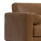 Morrison Mid-Century Modern Leather Arm Chair.
