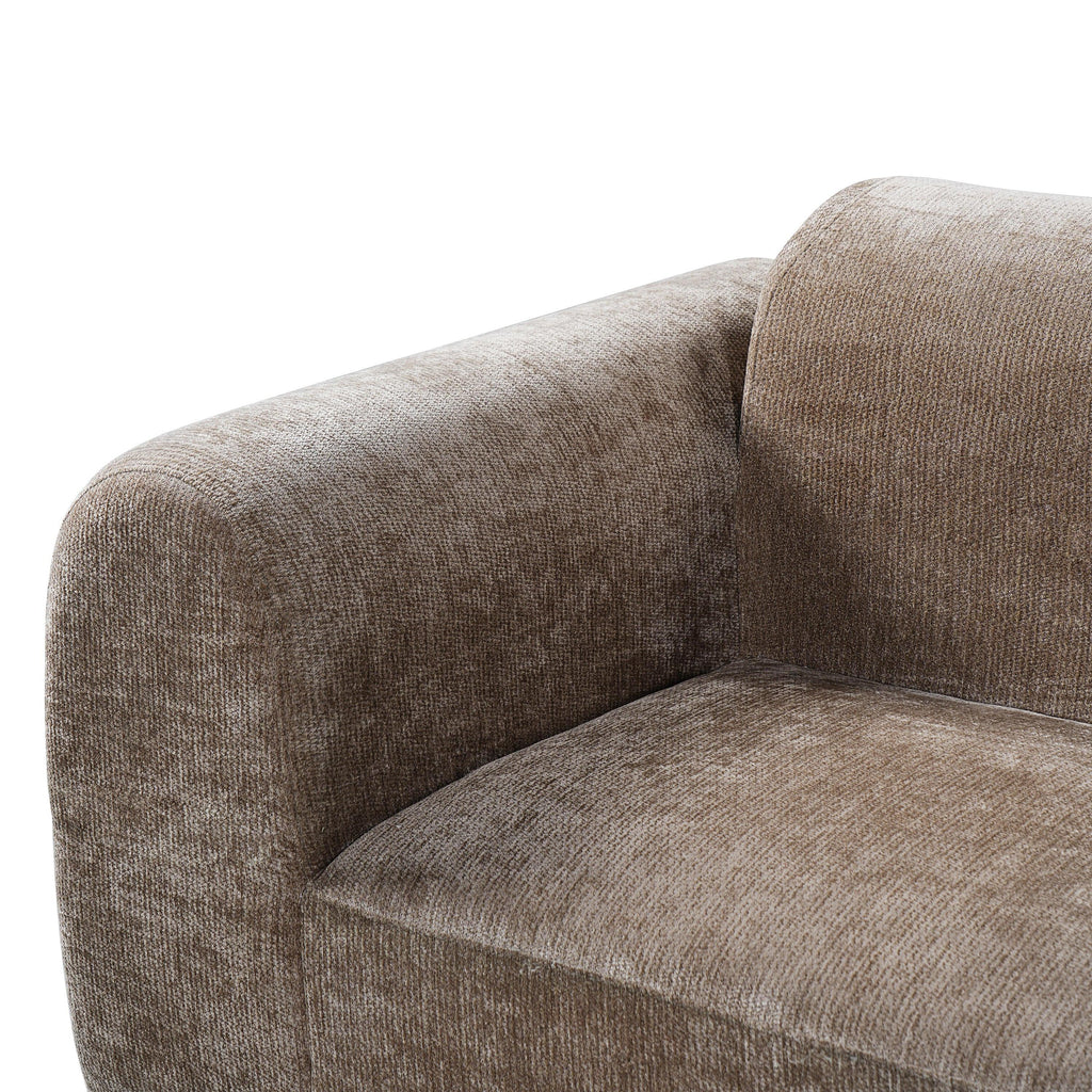 140' Modern Curved Sectional Sofa for Living Room.