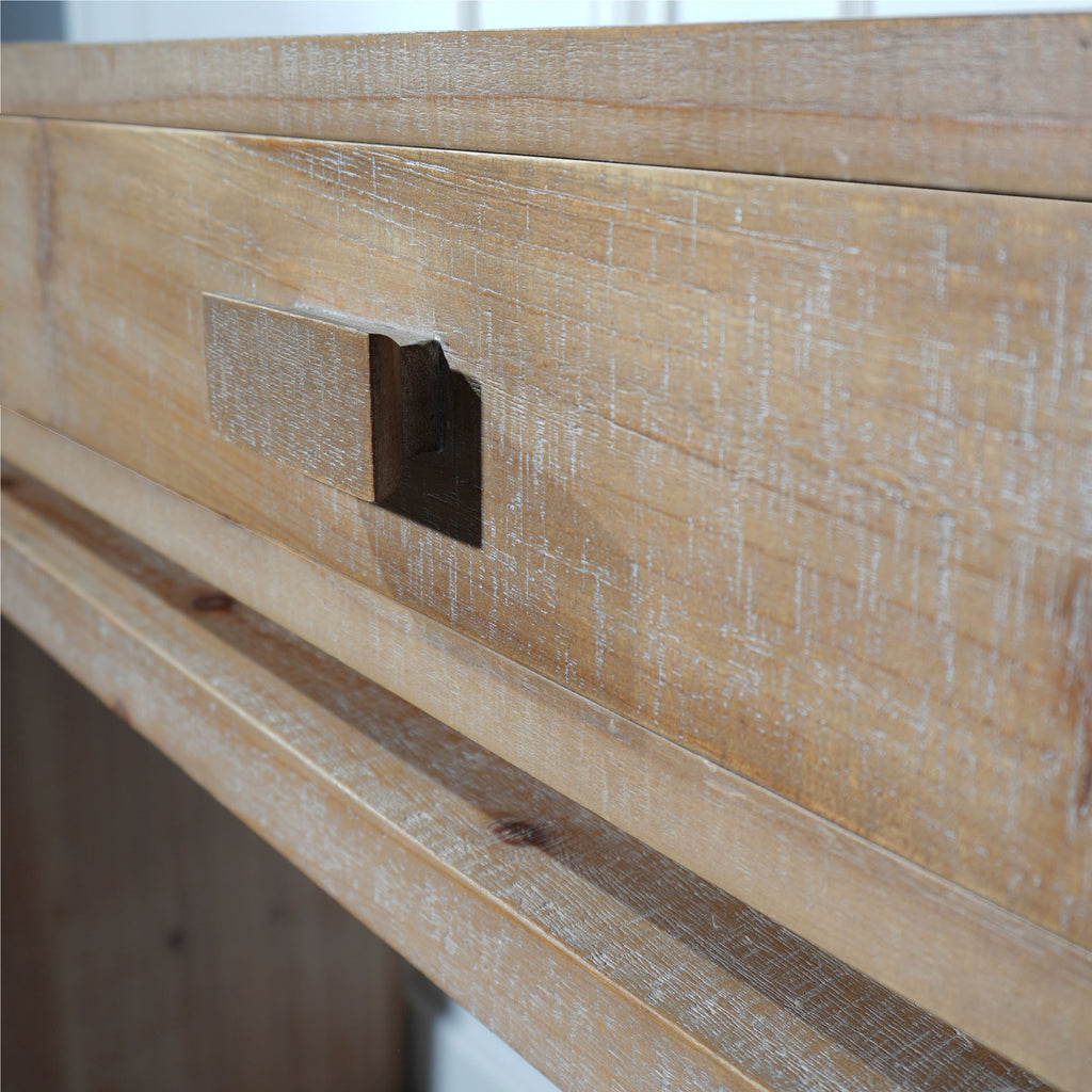 Rustic Wooden Console Table with 3 Drawers, 47in Entryway Table with Drawers, Wood Console Table For Entry Way, Hallway,Foyer, Corridor, Office