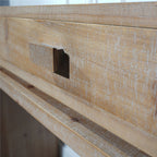 Rustic Wooden Console Table with 3 Drawers, 47in Entryway Table with Drawers, Wood Console Table For Entry Way, Hallway,Foyer, Corridor, Office