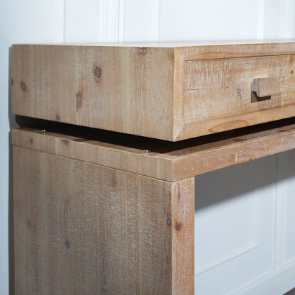 Rustic Wooden Console Table with 3 Drawers, 47in Entryway Table with Drawers, Wood Console Table For Entry Way, Hallway,Foyer, Corridor, Office