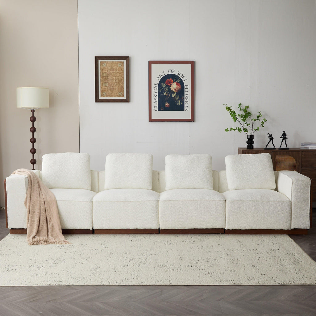 CHITA Modular Sectional Sofa 4-Seater with Wider Seats.