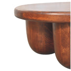 Solid Wood Clara Sculpted Coffee Table.