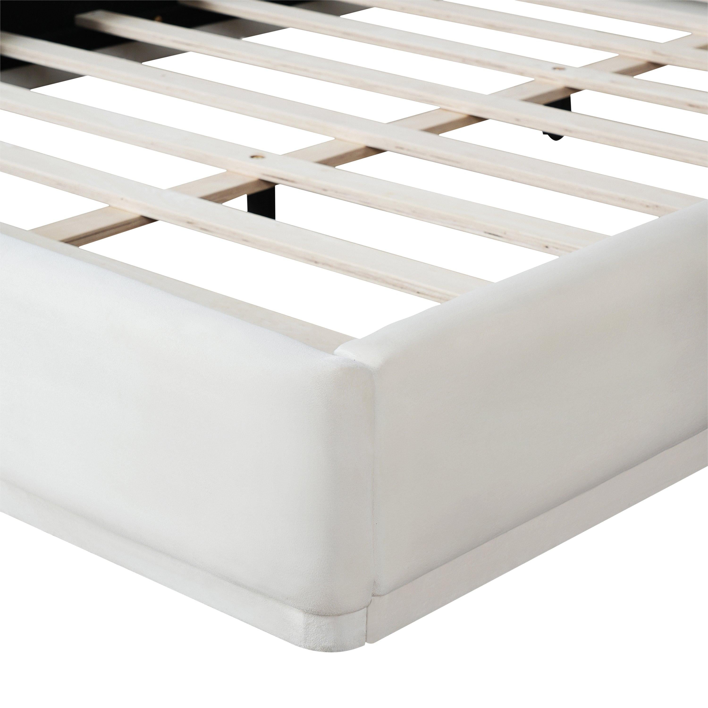 Comfortable Upholstered Bed for Cozy Bedrooms.
