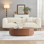 Modern Luxury Oval Coffee Table for Living Room.