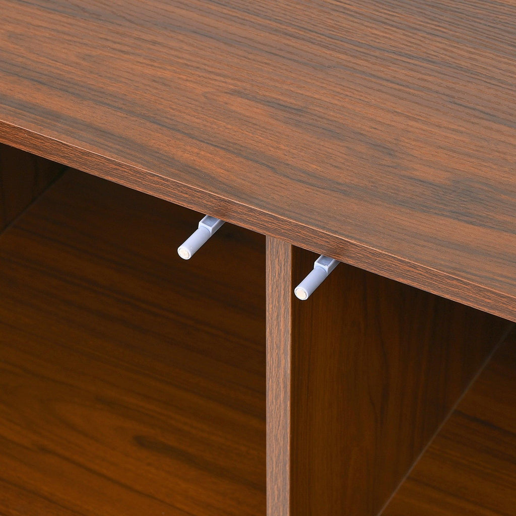 Walnut Mid-Century Modern Sideboard Buffet Cabinet