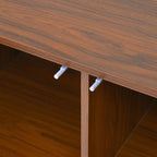 Walnut Mid-Century Modern Sideboard Buffet Cabinet