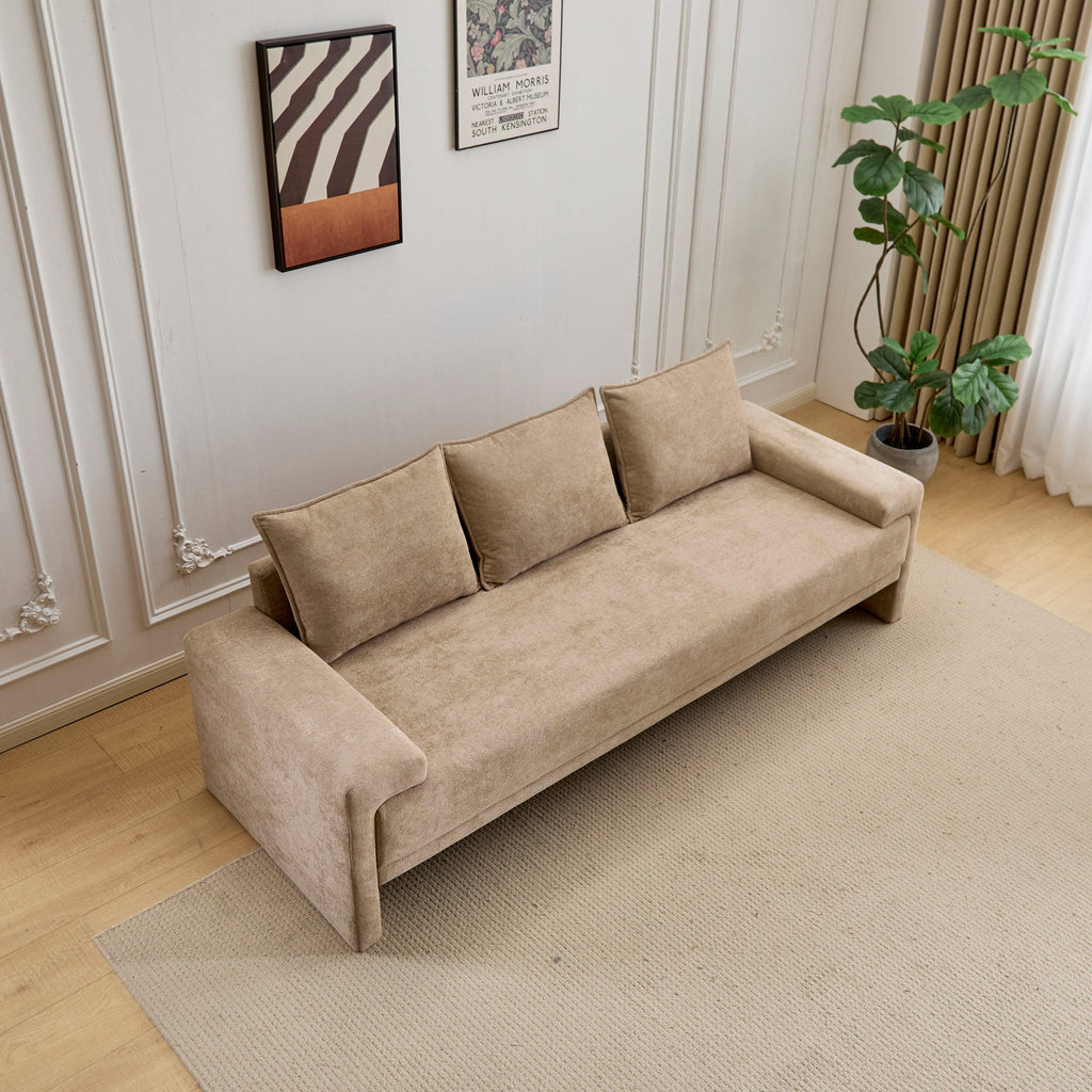 Algora 84.5 in. Modern Velvet Sofa for 3 Seating.