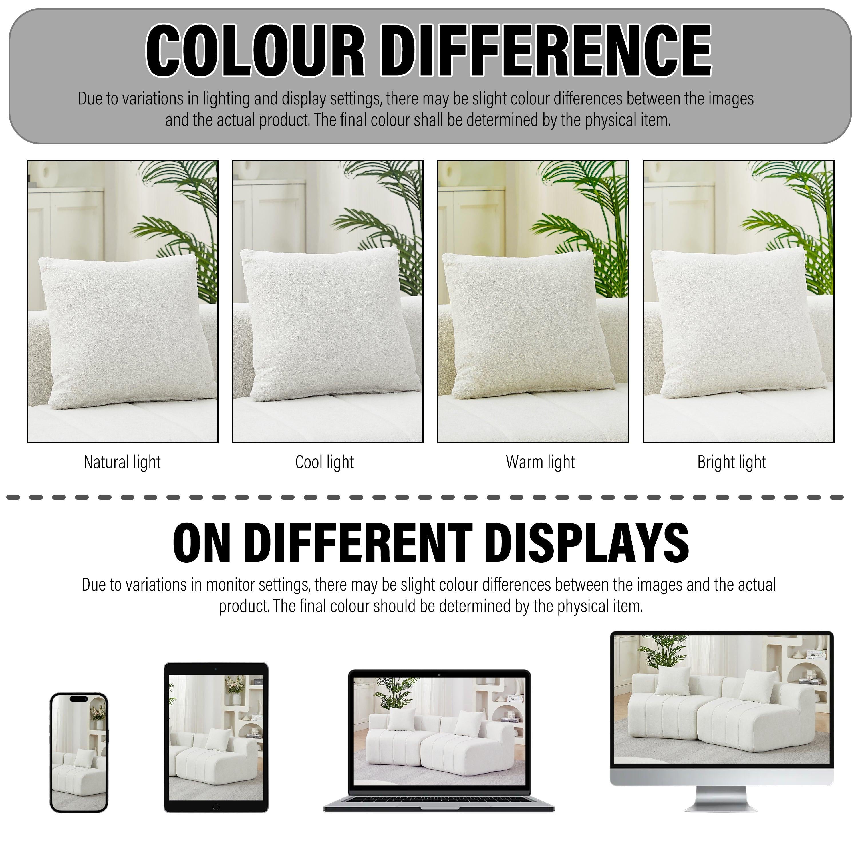 Curved Sectional Sofa with 4 Pillows for Stylish Seating.