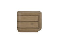 Right Nightstand in English Knotty Oak with USB Port.