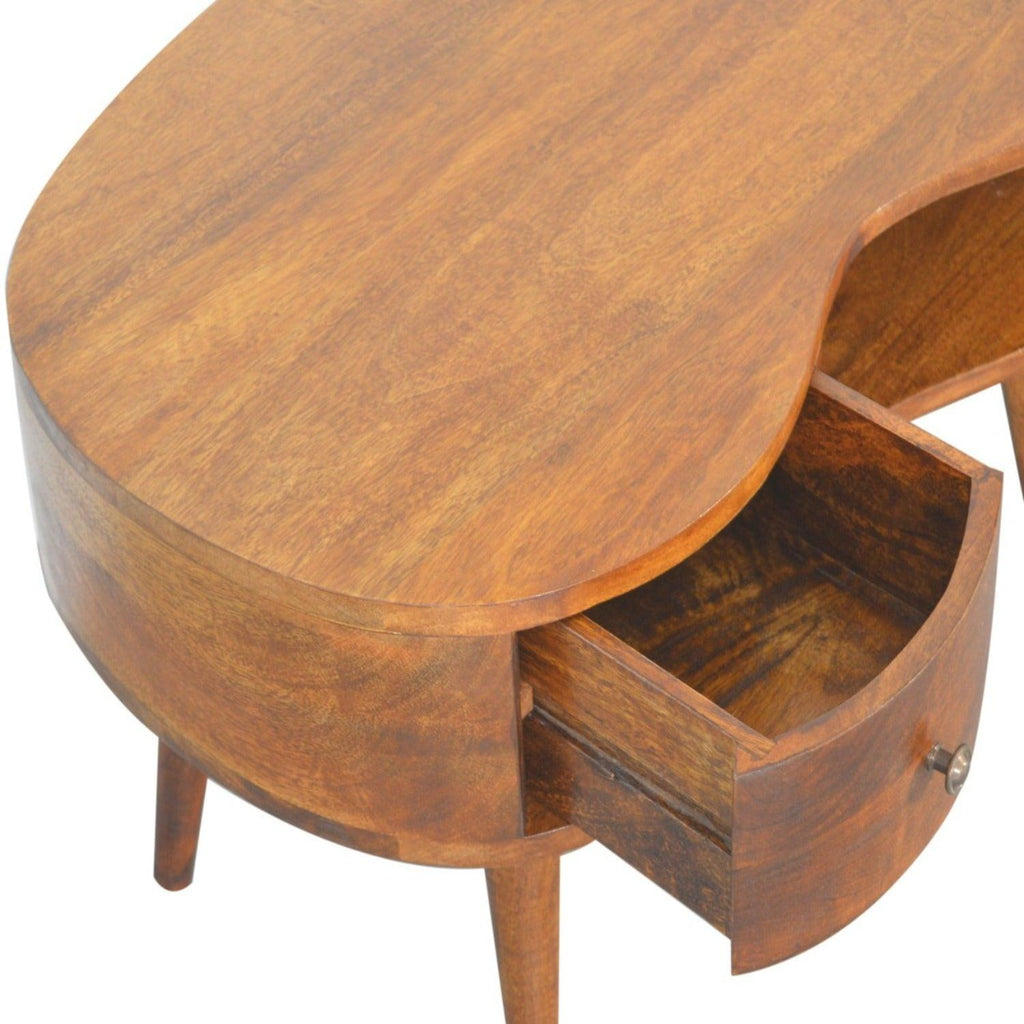 Chestnut Wave Coffee Table.
