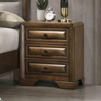 Transitional Nightstand with English Dovetail Drawers.