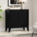 Harper Low Storage Cabinet for Organized Living Spaces.