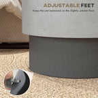 HOMCOM Lightweight Round Side Table for Indoor & Outdoor Use.