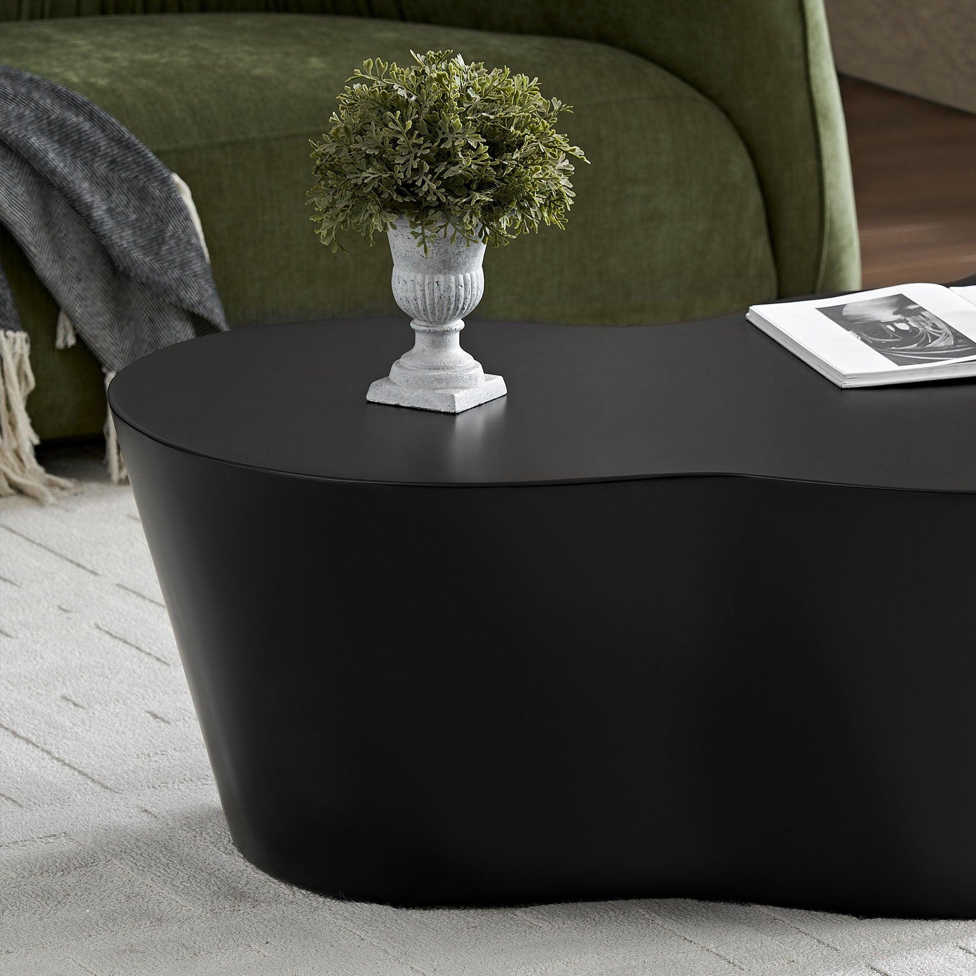 50 Inch Unique Shape Coffee Table for Living Room.