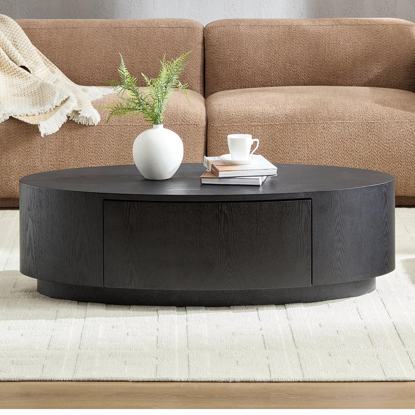 Modern Luxury Oval Coffee Table for Living Room.