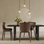 PU Leather Dining Chair Set of 2 for Modern Kitchens.