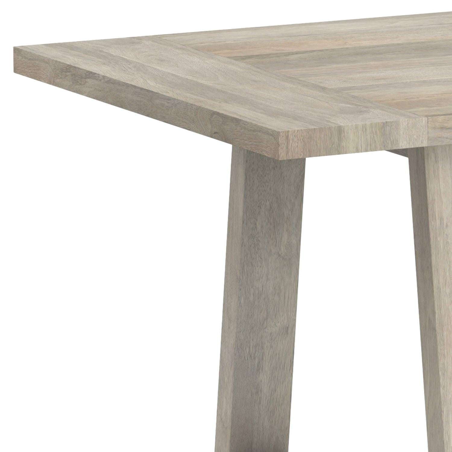 Solid Mango Wood Dining Table - Whitley Collection.