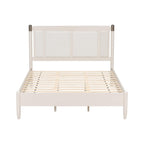 Solid Wood Queen Bed with Heavy Duty Support.
