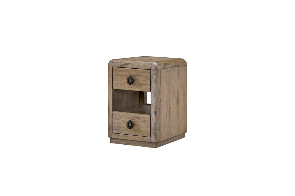 Knotty Oak Spot Table - Perfect for Storage and Display.