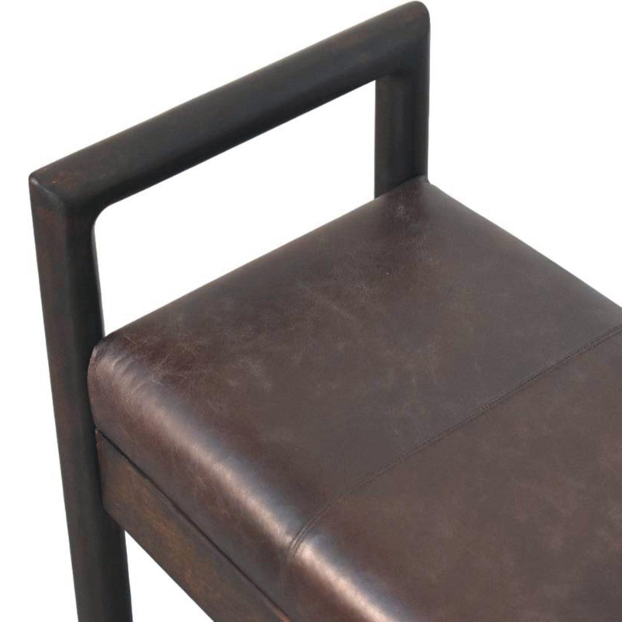 Solid Wood Gridline Bench for Modern Spaces.
