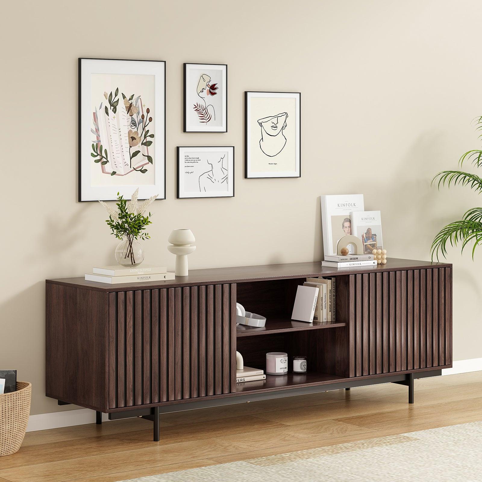 Mid Century Modern TV Stand for TVs Up to 75".