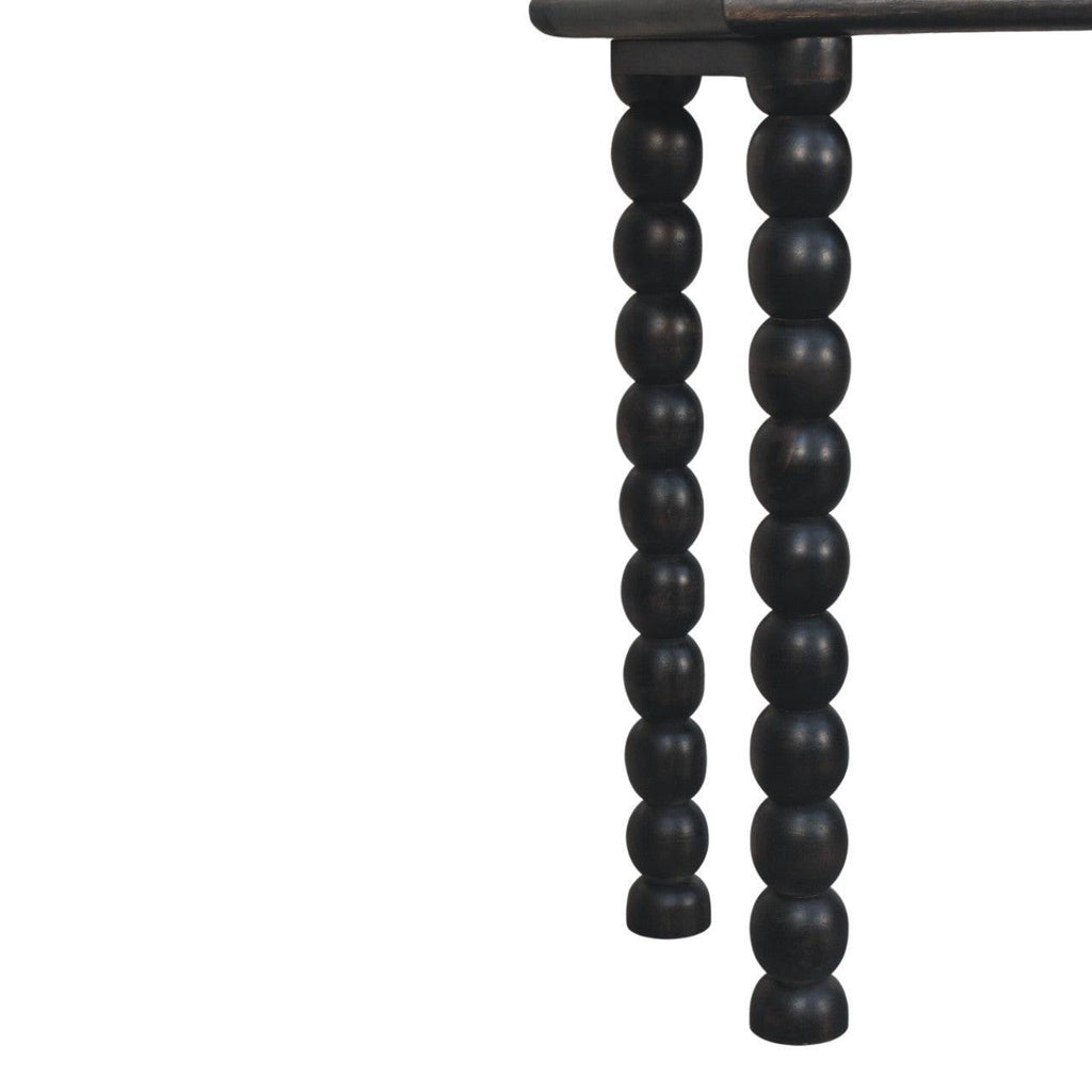 Artisan Furniture Solid Wood Console Table - Black Mango.