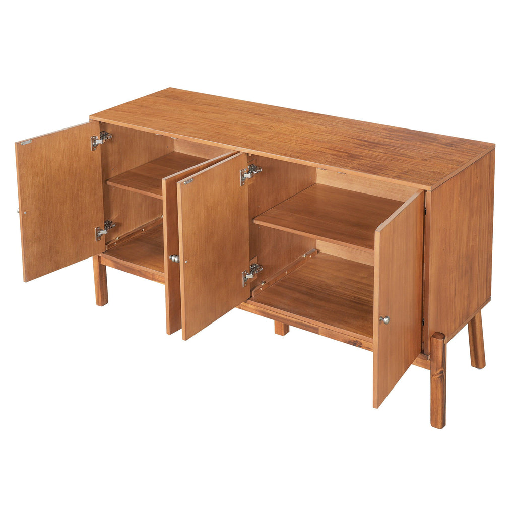 Acacia Wood Sideboard Cabinet for Dining or Living Room.